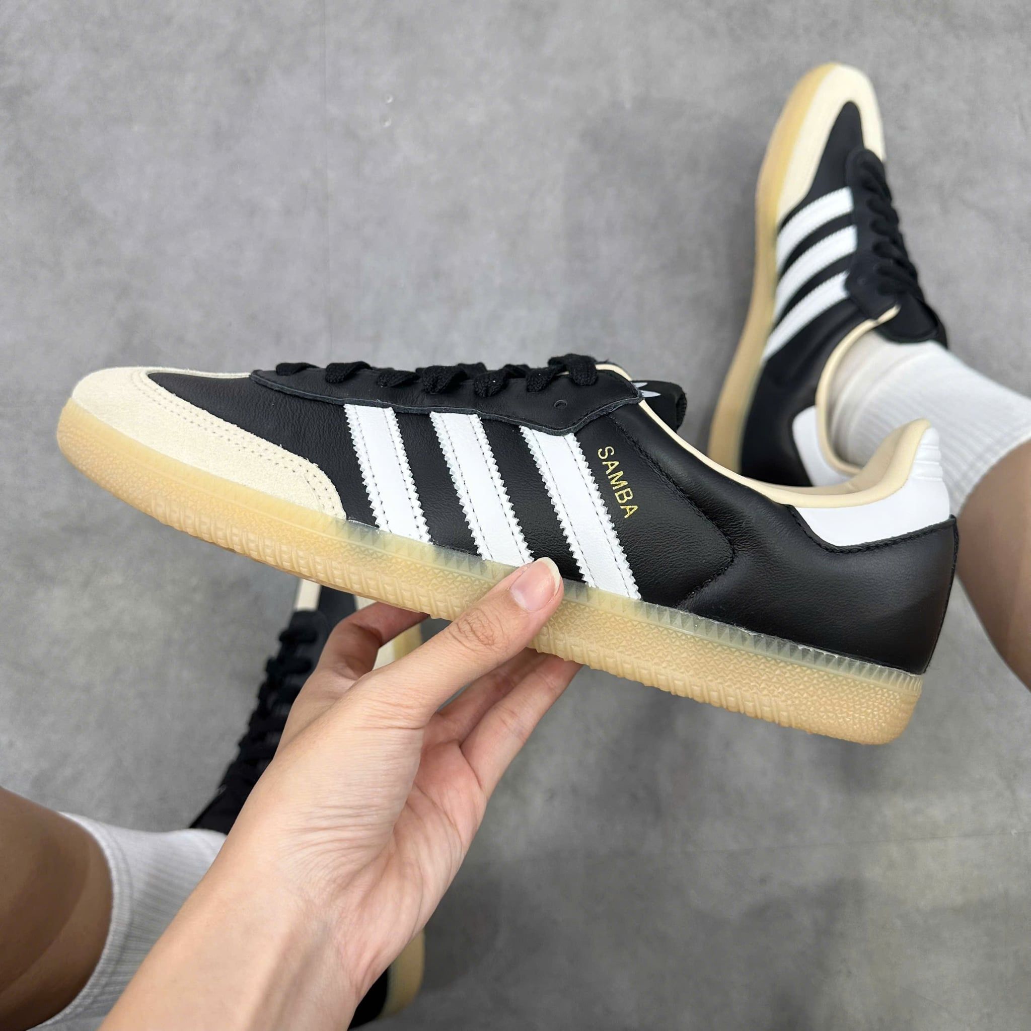  SAMBA OG CORE BLACK CLOUD WHITE GUM JS3832 