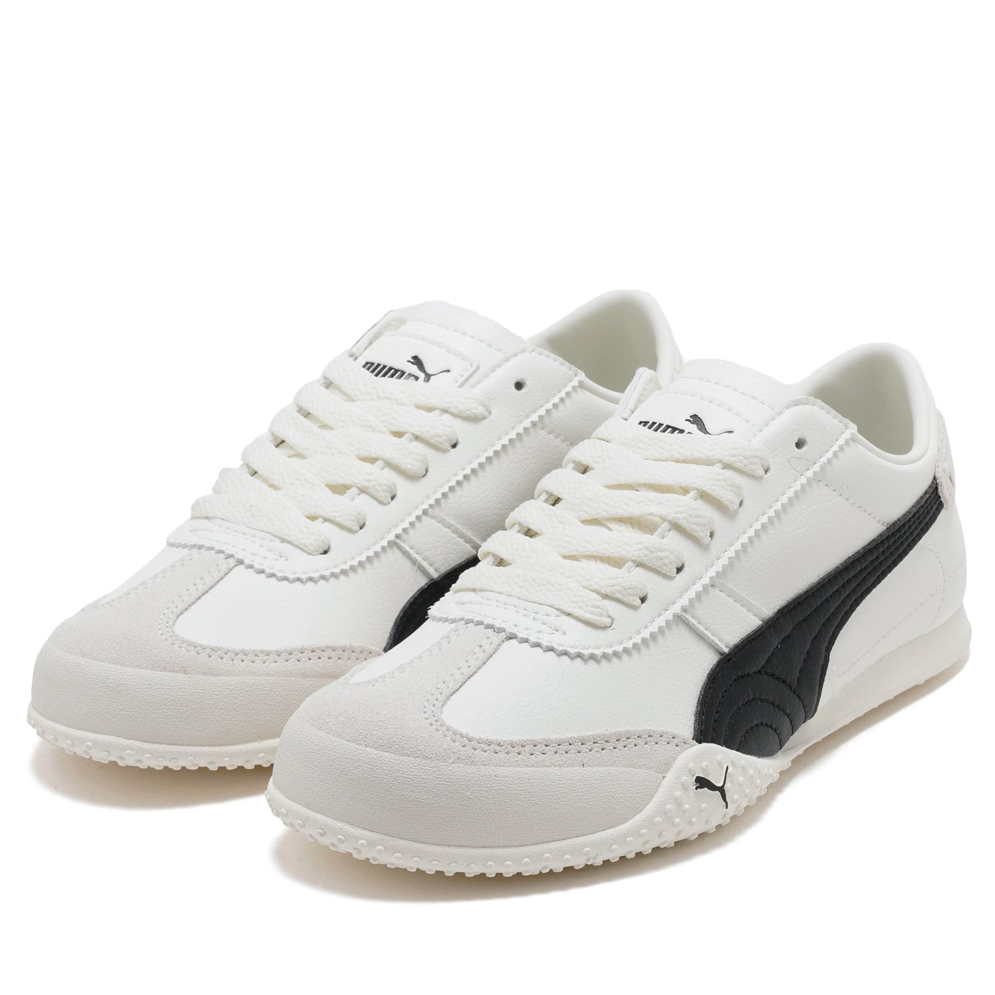  PUMA BELLA UT LEATHER WARM WHITE BLACK 405256-01 