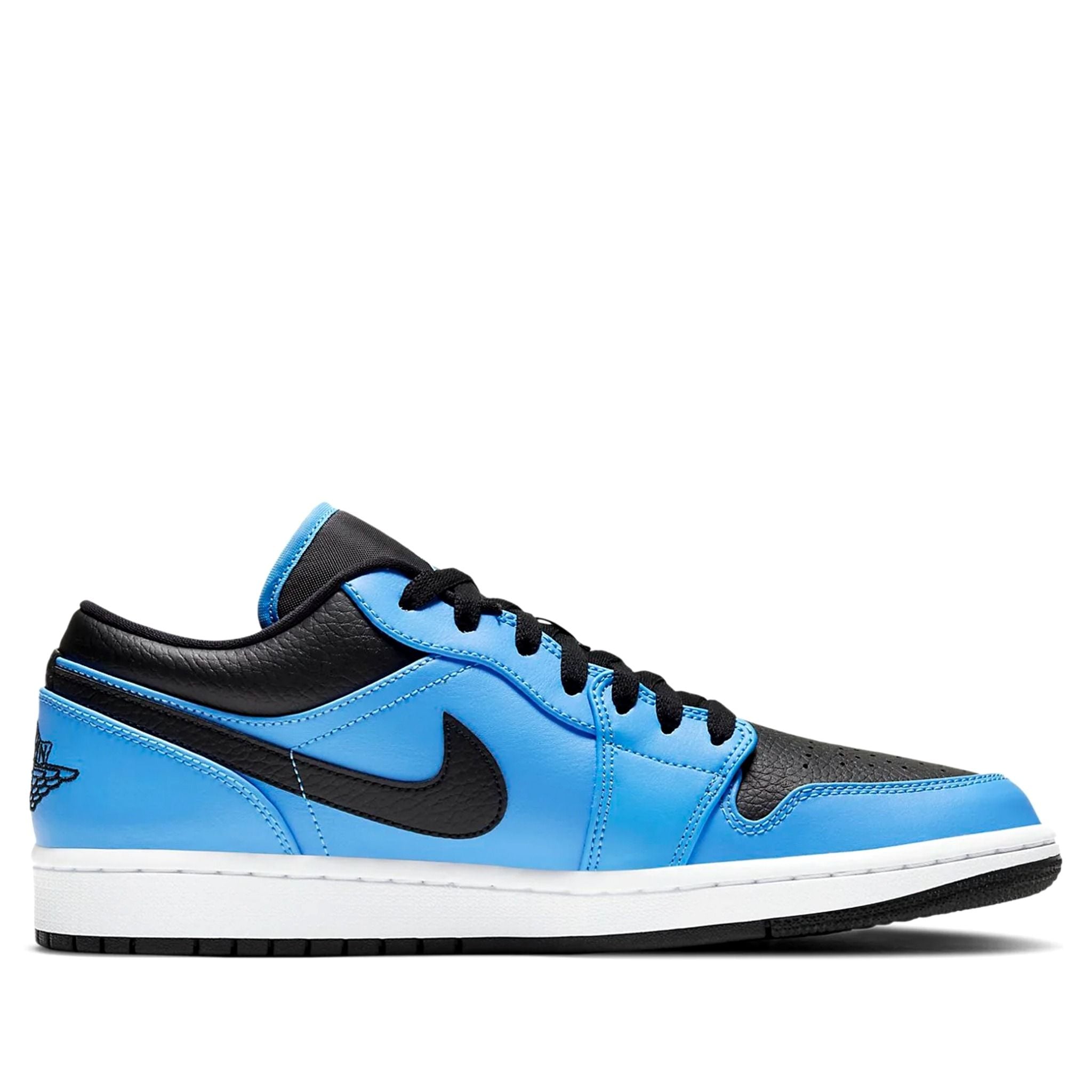  NIKE AIR JORDAN 1 LOW UNIVERSITY BLUE BLACK 553558-403 