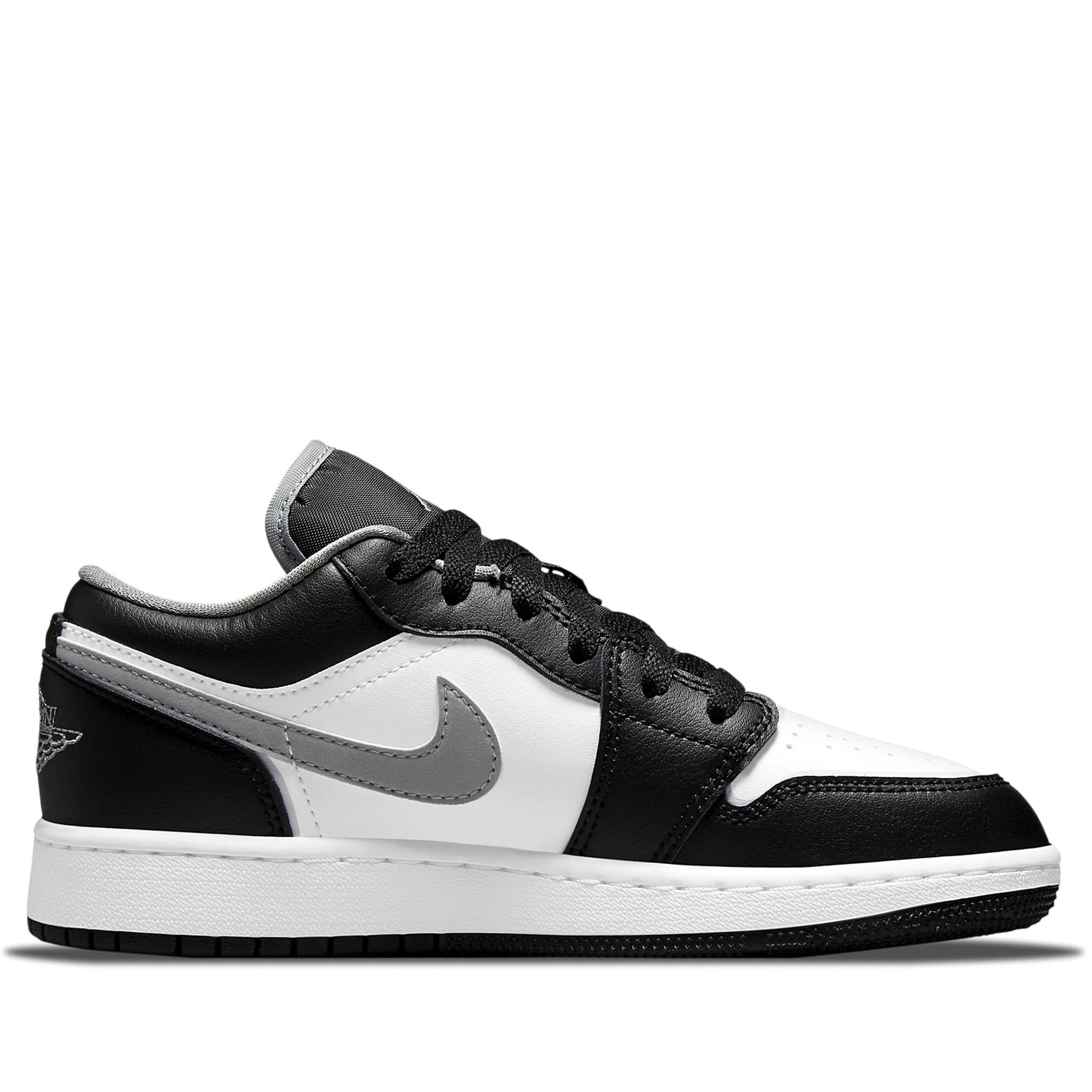  NIKE AIR JORDAN 1 LOW BLACK WHITE GREY 553560-040 