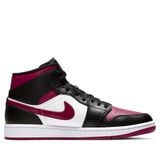 NIKE AIR JORDAN 1 MID BRED TOE MEN 554724-066 