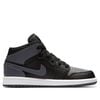  NIKE AIR JORDAN 1 MID BLACK DARK GREY 554725-041 