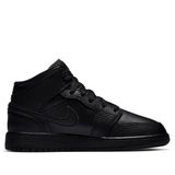 NIKE AIR JORDAN 1 MID TRIPLE BLACK 554725-091 