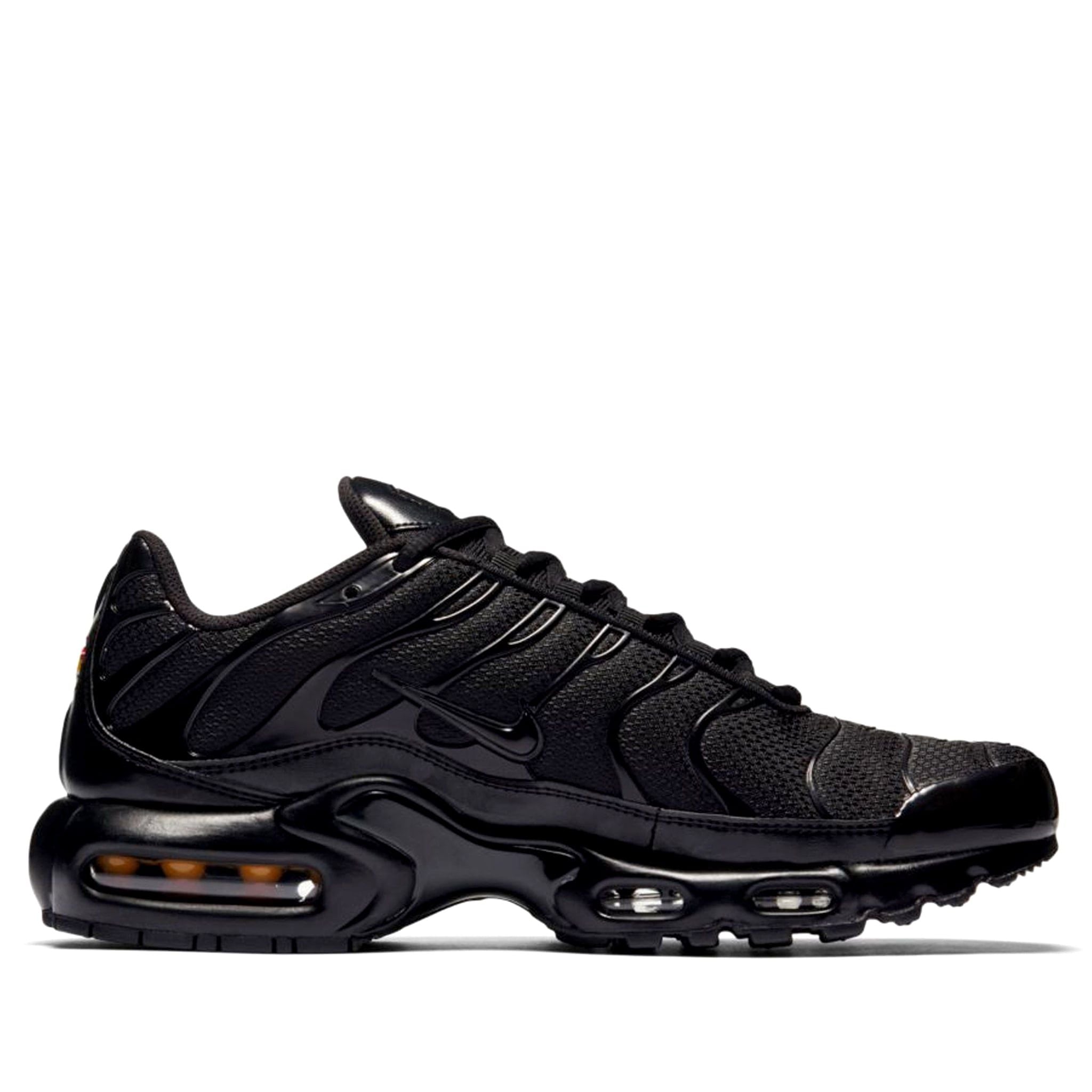  NIKE AIR MAX PLUS TRIPLE BLACK 604133-050 
