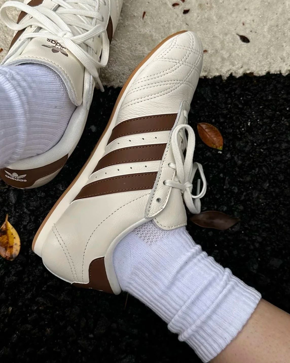  ADIDAS TAEKWONDO LACE W OFF WHITE BROWN JQ0565 