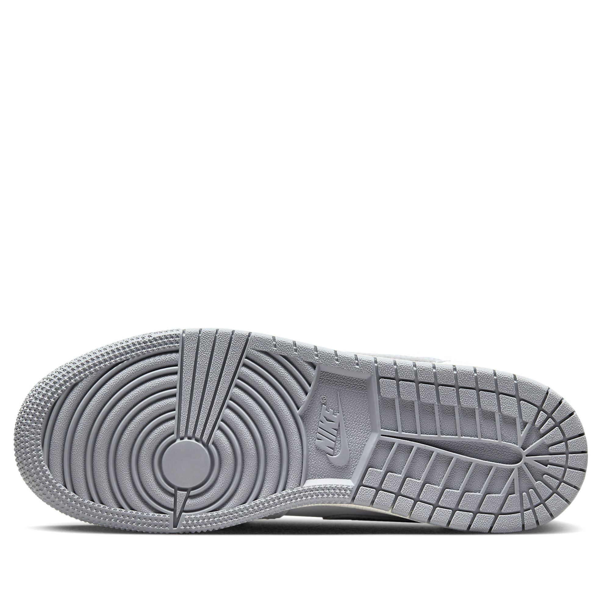  NIKE AIR JORDAN 1 MID NEUTRAL GREY GS 554725-135 
