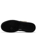  NIKE AIR JORDAN 1 MID WHITE BLACK GOLD 554725-190 
