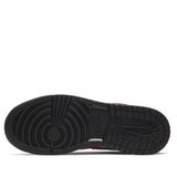  NIKE AIR JORDAN 1 LOW GS GYM RED BLACK PEBBLED 553560-605 