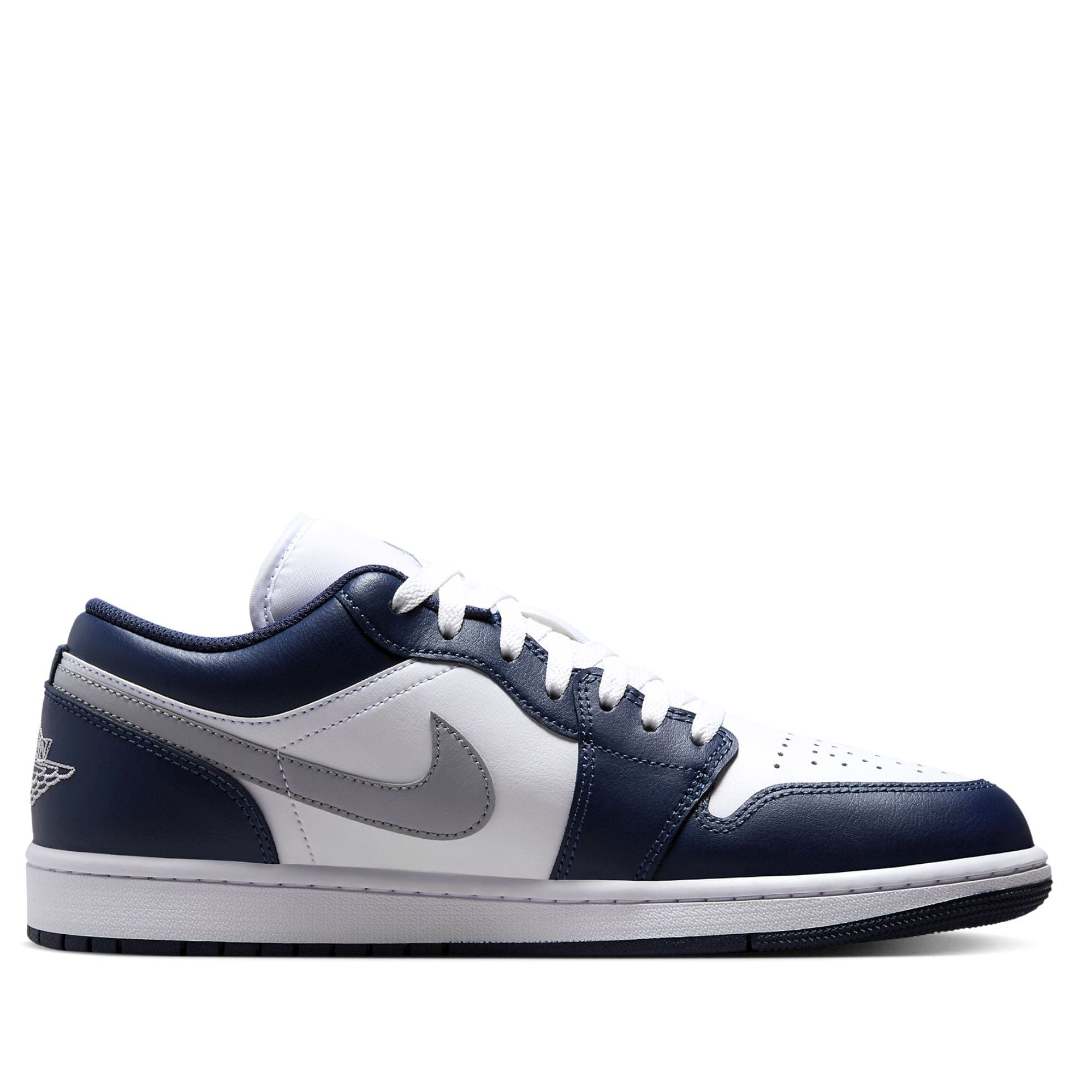  NIKE AIR JORDAN 1 LOW MIDNIGHT NAVY WOLF GREY 553560-141 | 553558-141 