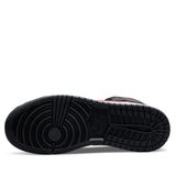  NIKE AIR JORDAN 1 MID BLACK FIRE RED GS 554725-079 