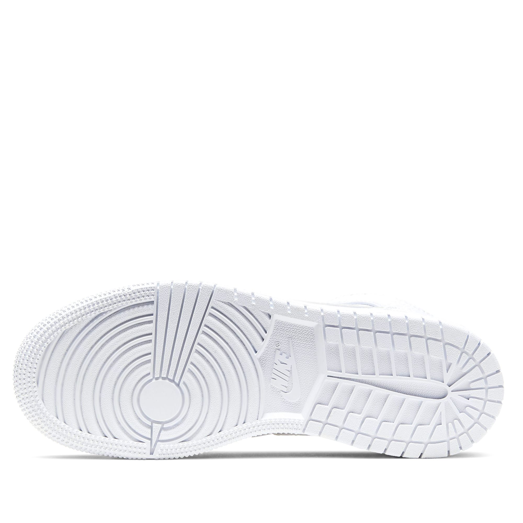  NIKE AIR JORDAN 1 MID GS TRIPLE WHITE 554725-130 