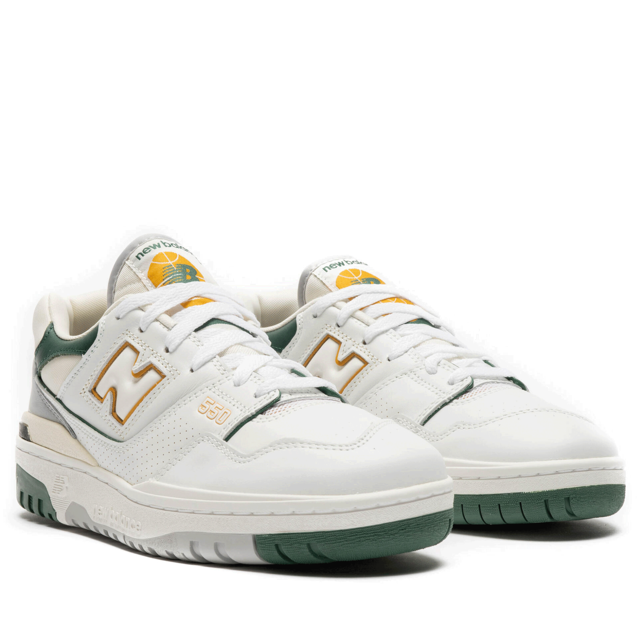  NEW BALANCE 550 WHITE NIGHT WATCH GREEN BB550PWC 