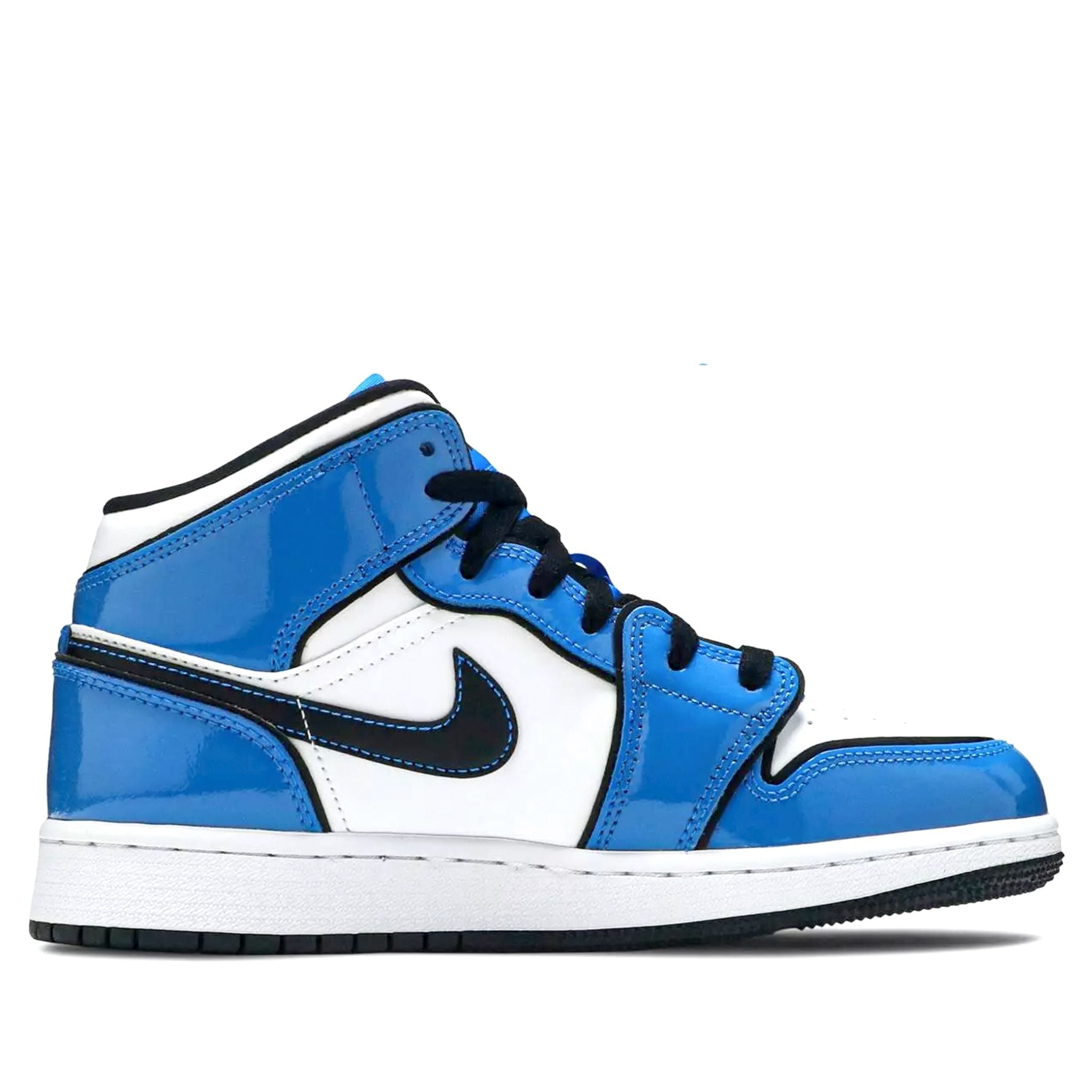  NIKE AIR JORDAN 1 MID SIGNAL BLUE WOMEN BQ6931-402 