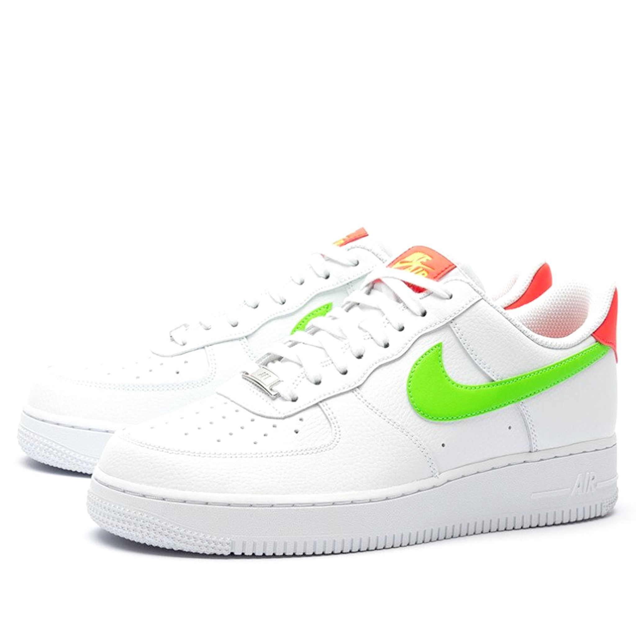  NIKE AIR FORCE 1 LOW LASER CRIMSON GREEN STRIKE CT4328-100 