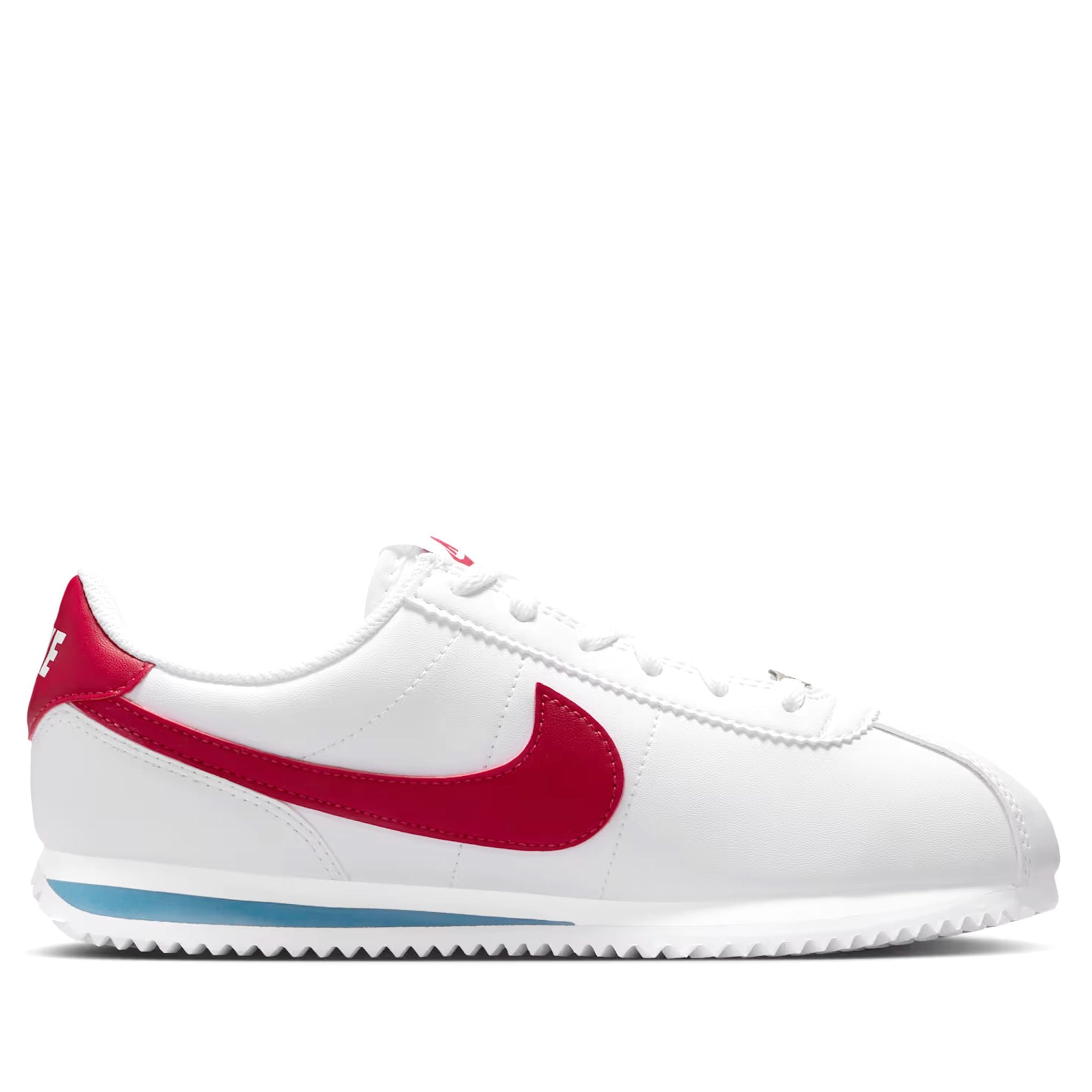 NIKE CORTEZ LEATHER WHITE VARSITY BLUE RED DN1791-108 