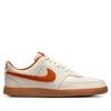  NIKE COURT VISION LOW NEXT NATURE SAIL GUM MEDIUM BROWN CAMPFIRE ORANGE HV4506-100 
