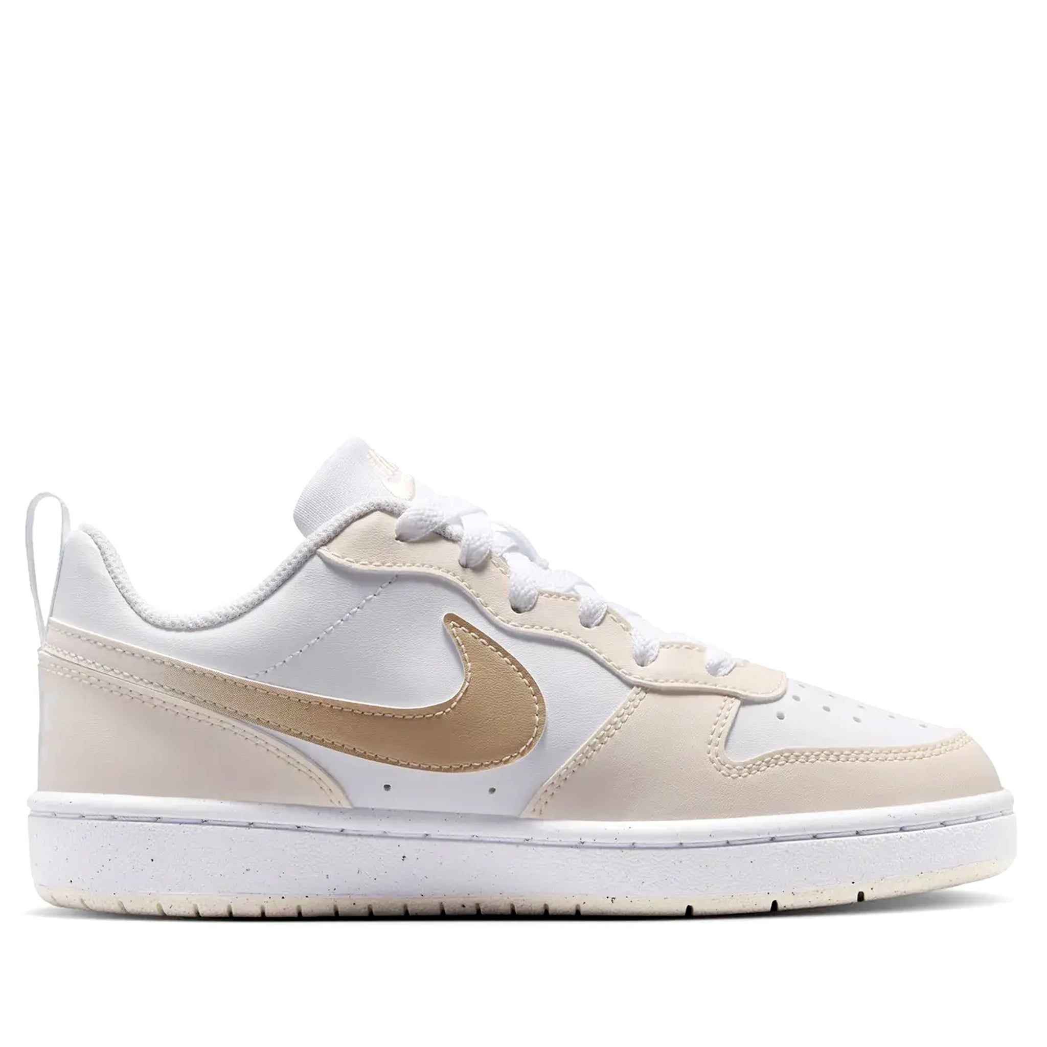  NIKE COURT BOROUGH LOW WHITE CHALK SHIMMER IR5462-100 