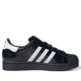  ADIDAS SUPERSTAR II BLACK WHITE PATENT JH7756 