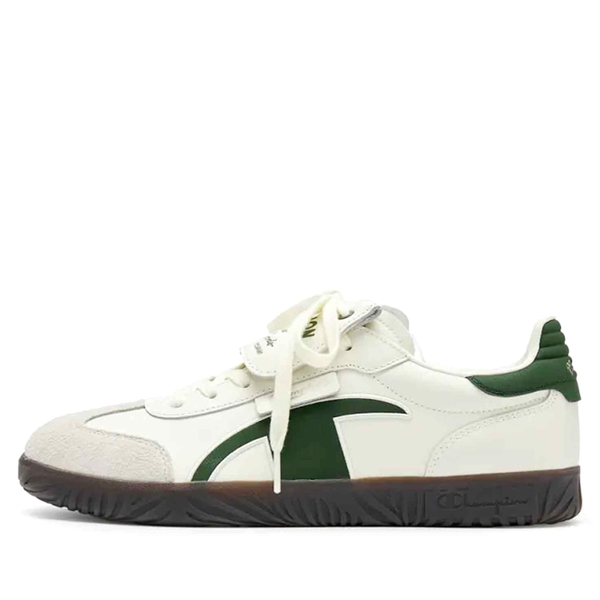  CHAMPION ESSENTIALS CHAMP T-TRAINER WHITE GREEN U4CFCTM14N1 