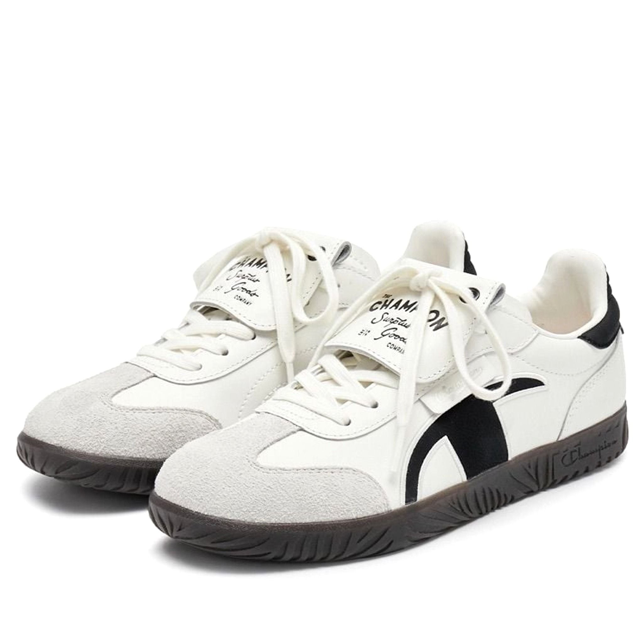 CHAMPION ESSENTIALS T-TRAINER CREAM BLACK U4CFCTW15U3 