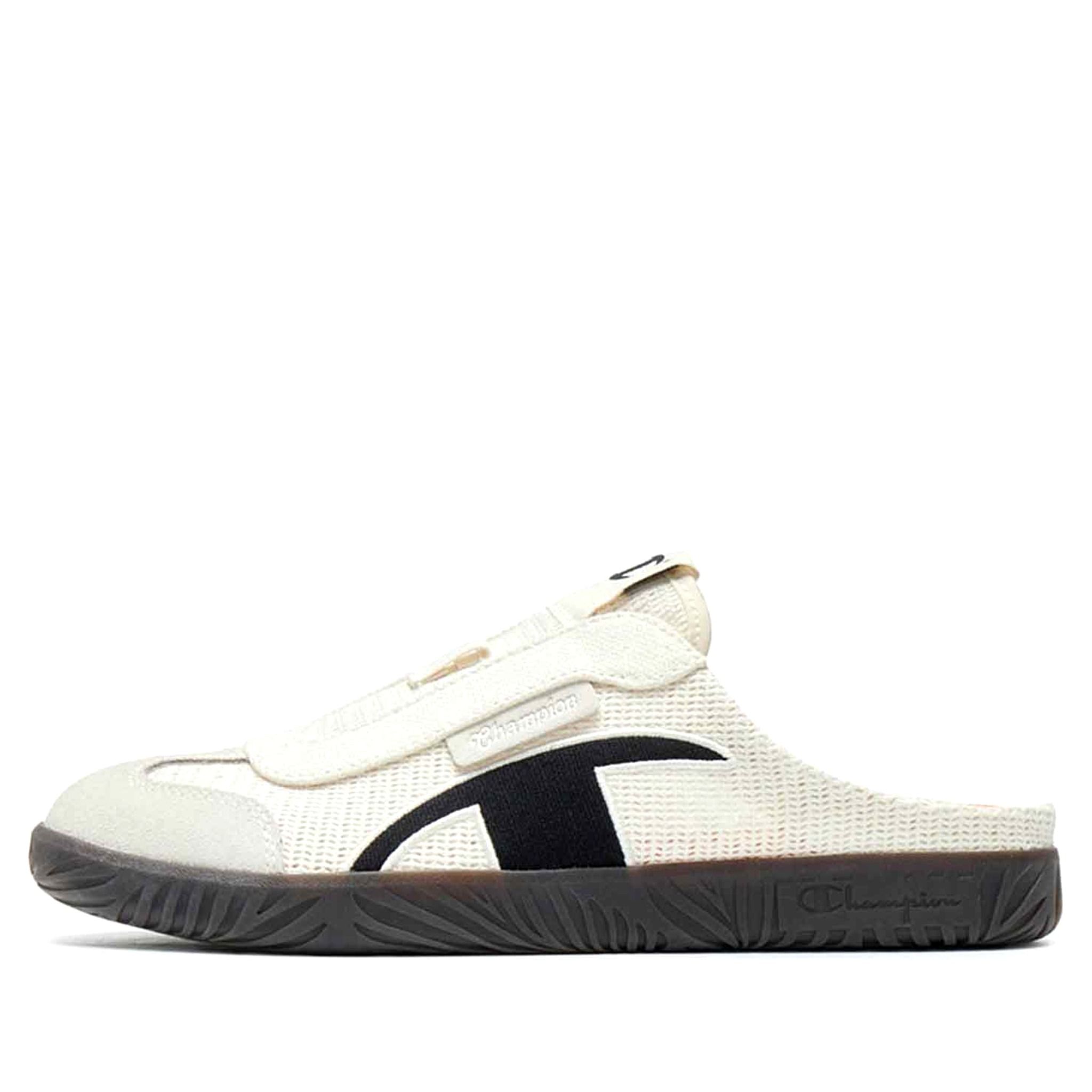  CHAMPION T-TRAINER MULE CREAM/BLACK U5BFASW01U3 