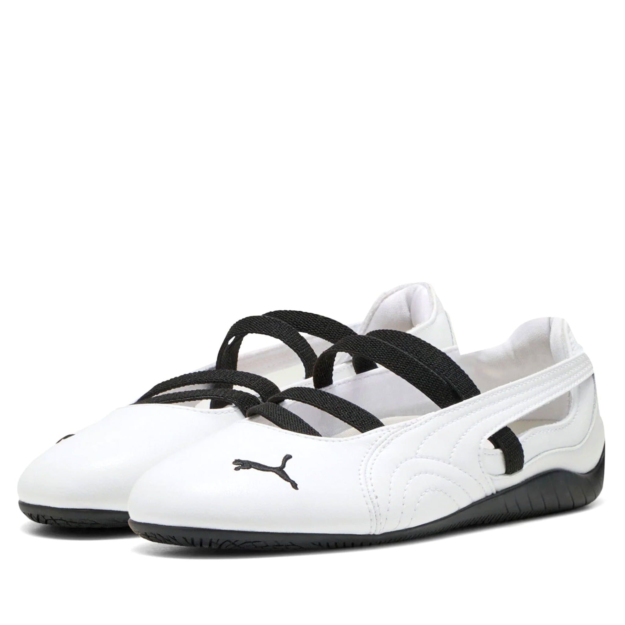  PUMA SPEEDCAT BALLET LEATHER WHITE BLACK 403587-01 