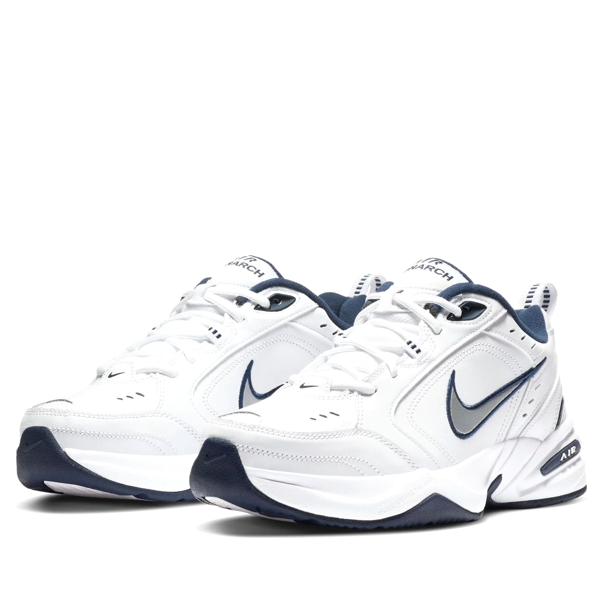  NIKE AIR MONARCH IV WHITE NAVY 415445-102 