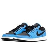  NIKE AIR JORDAN 1 LOW UNIVERSITY BLUE BLACK 553558-403 