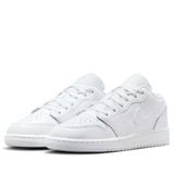  NIKE AIR JORDAN 1 LOW TRIPLE WHITE GS 553560-136 