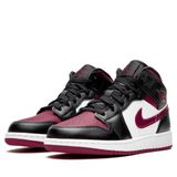  NIKE AIR JORDAN 1 MID GS BRED TOE 554725-066 