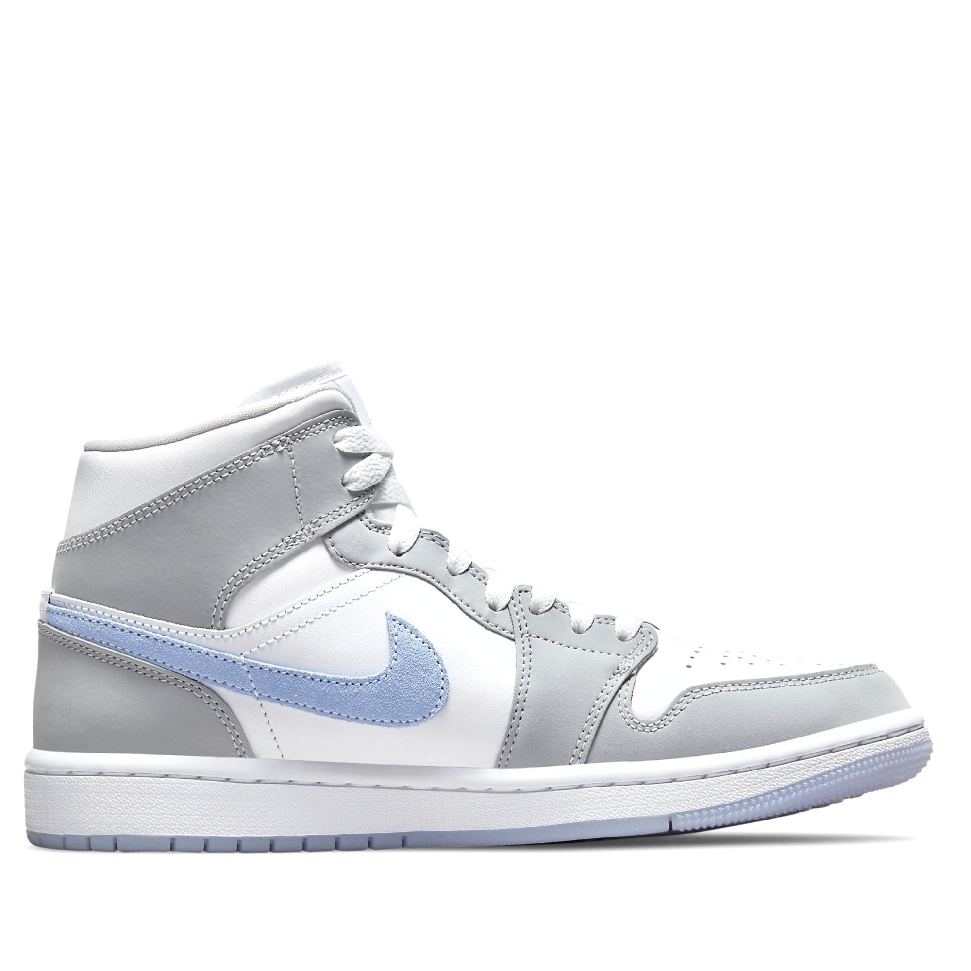  NIKE AIR JORDAN 1 MID WOLF GREY BQ6472-105 