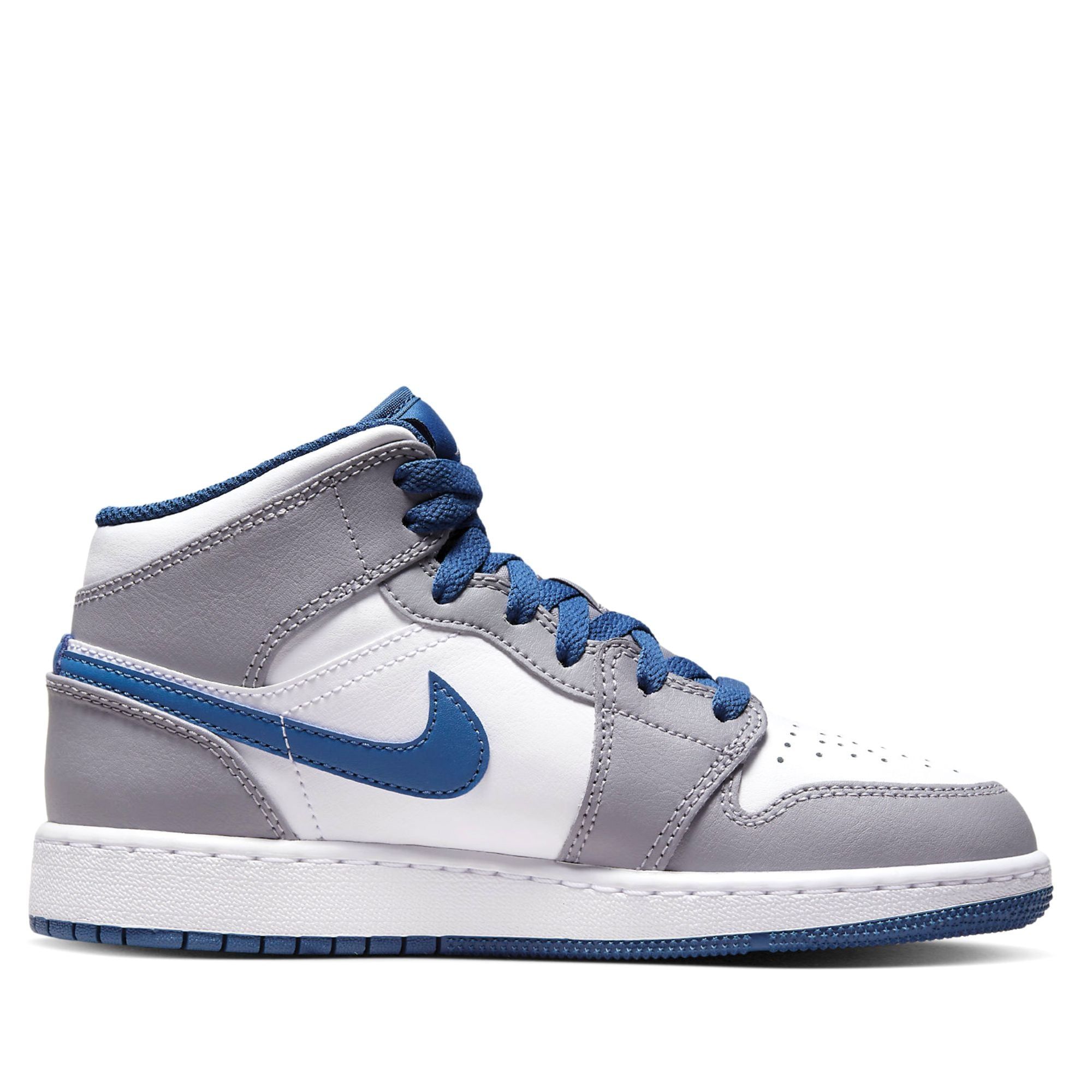  NIKE AIR JORDAN 1 MID CEMENT GREY GS DQ8423-014 