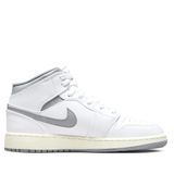  NIKE AIR JORDAN 1 MID NEUTRAL GREY GS 554725-135 