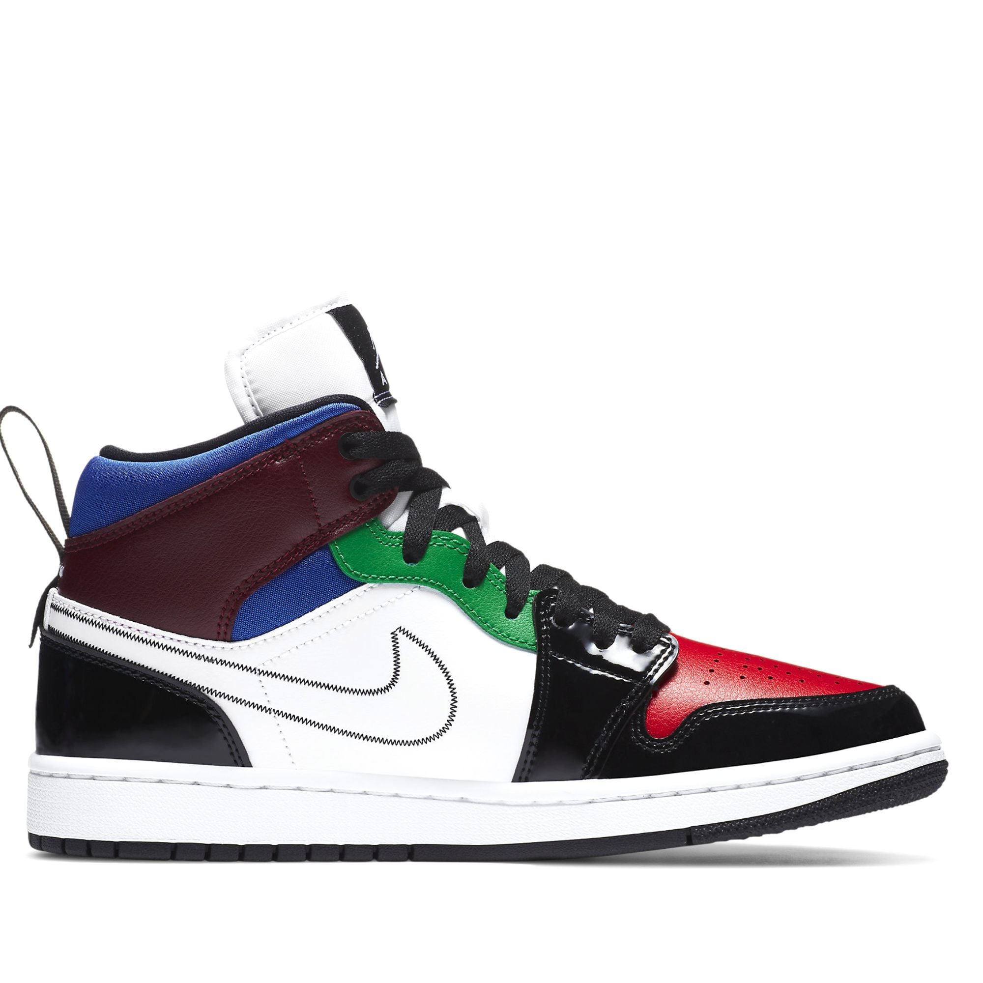  NIKE AIR JORDAN 1 MID MULTI COLOR DB5454-001 