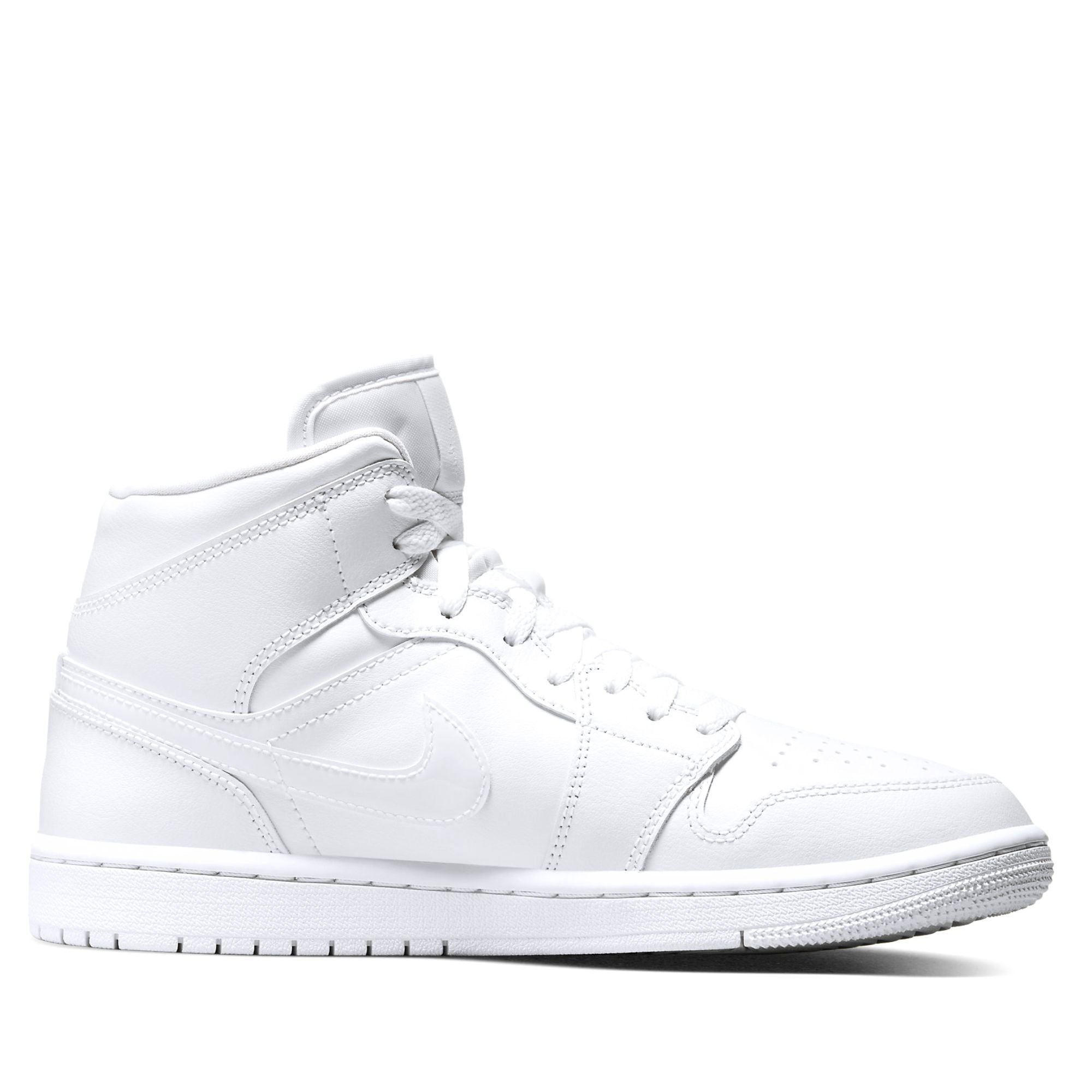  NIKE AIR JORDAN 1 MID TRIPLE WHITE W DV0991-111 