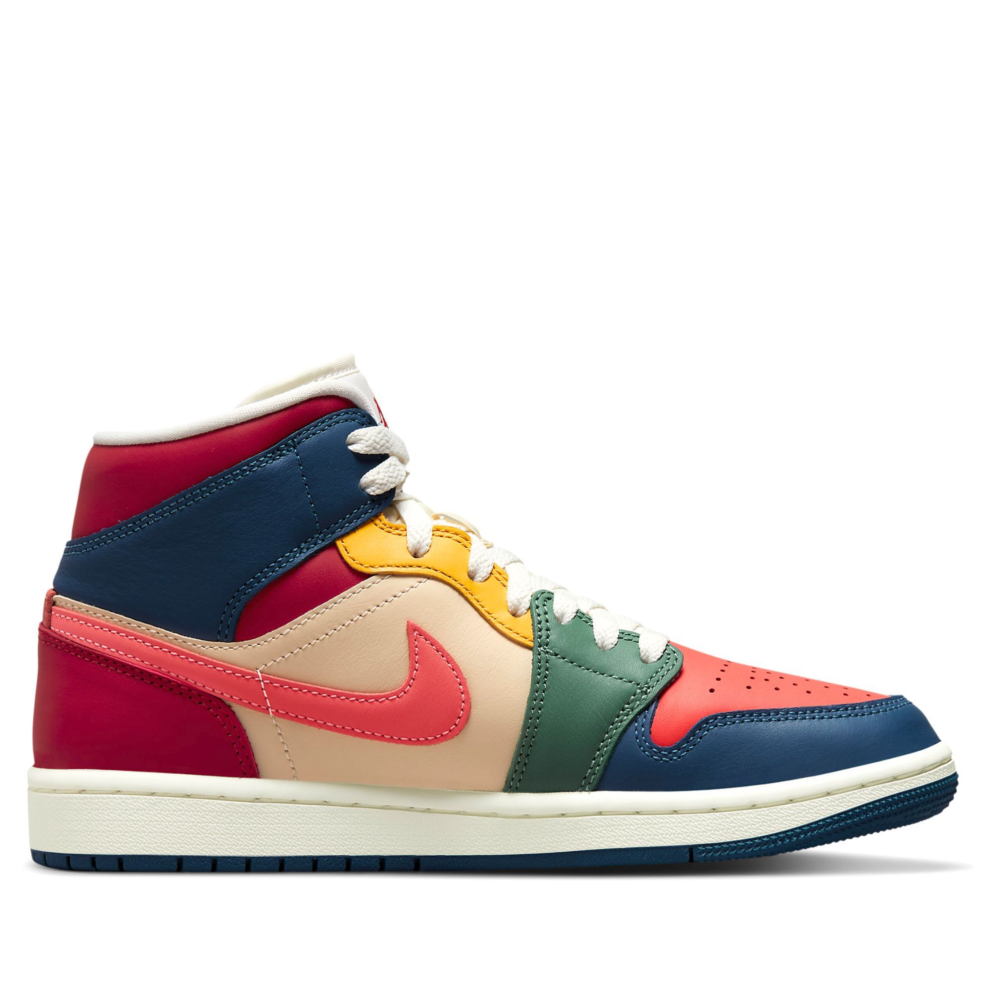  NIKE AIR JORDAN 1 MID MULTI COLOR 2022 W DN3738-400 