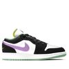  NIKE AIR JORDAN 1 LOW BLACK WHITE PURPLE 553560-151 