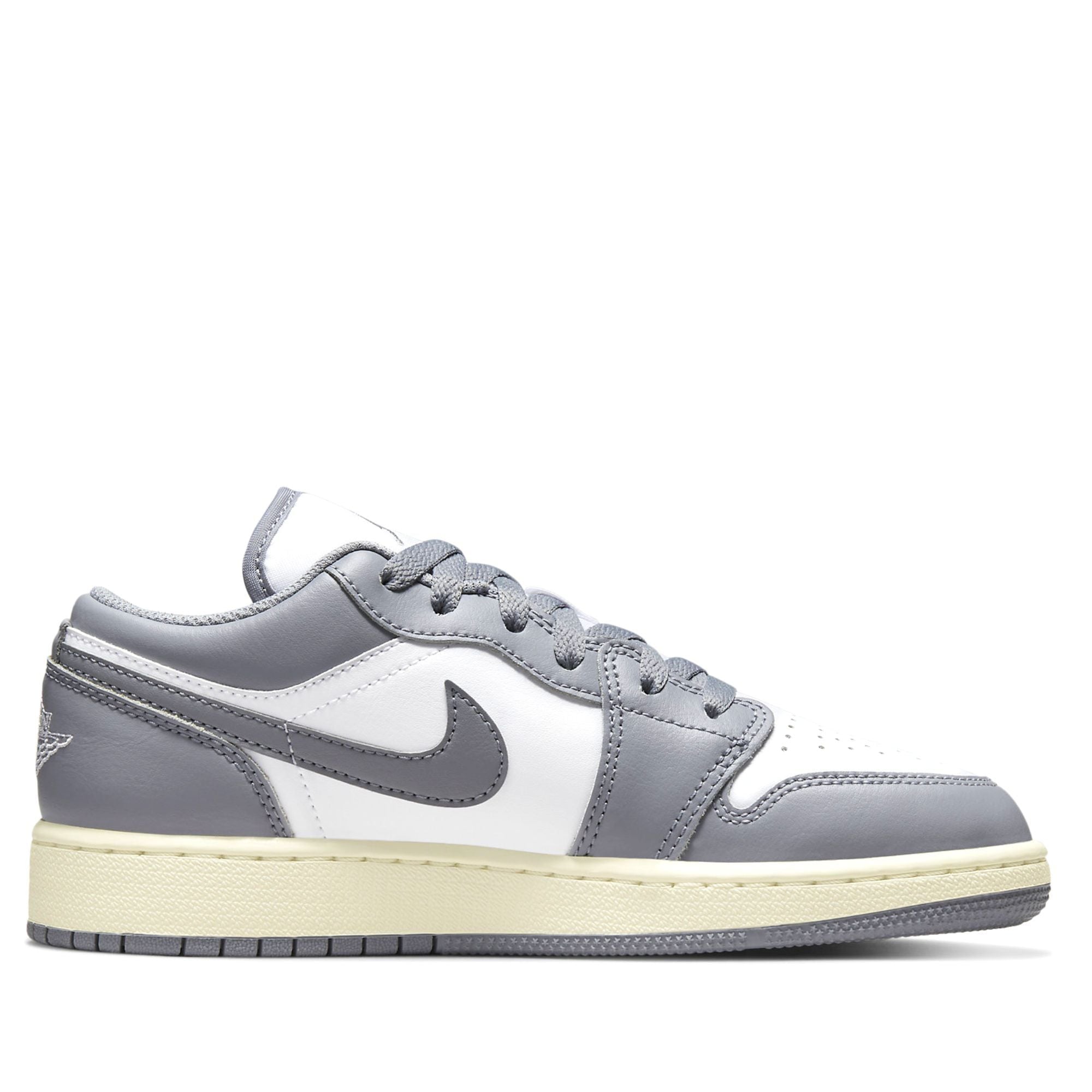  NIKE AIR JORDAN 1 LOW VINTAGE GREY GS 553560-053 