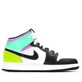  NIKE AIR JORDAN 1 MID GS PASTEL BLACK TOE 554725-175 