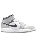  NIKE AIR JORDAN 1 MID LIGHT SMOKE GREY ANTHRACITE GS 554725-078 