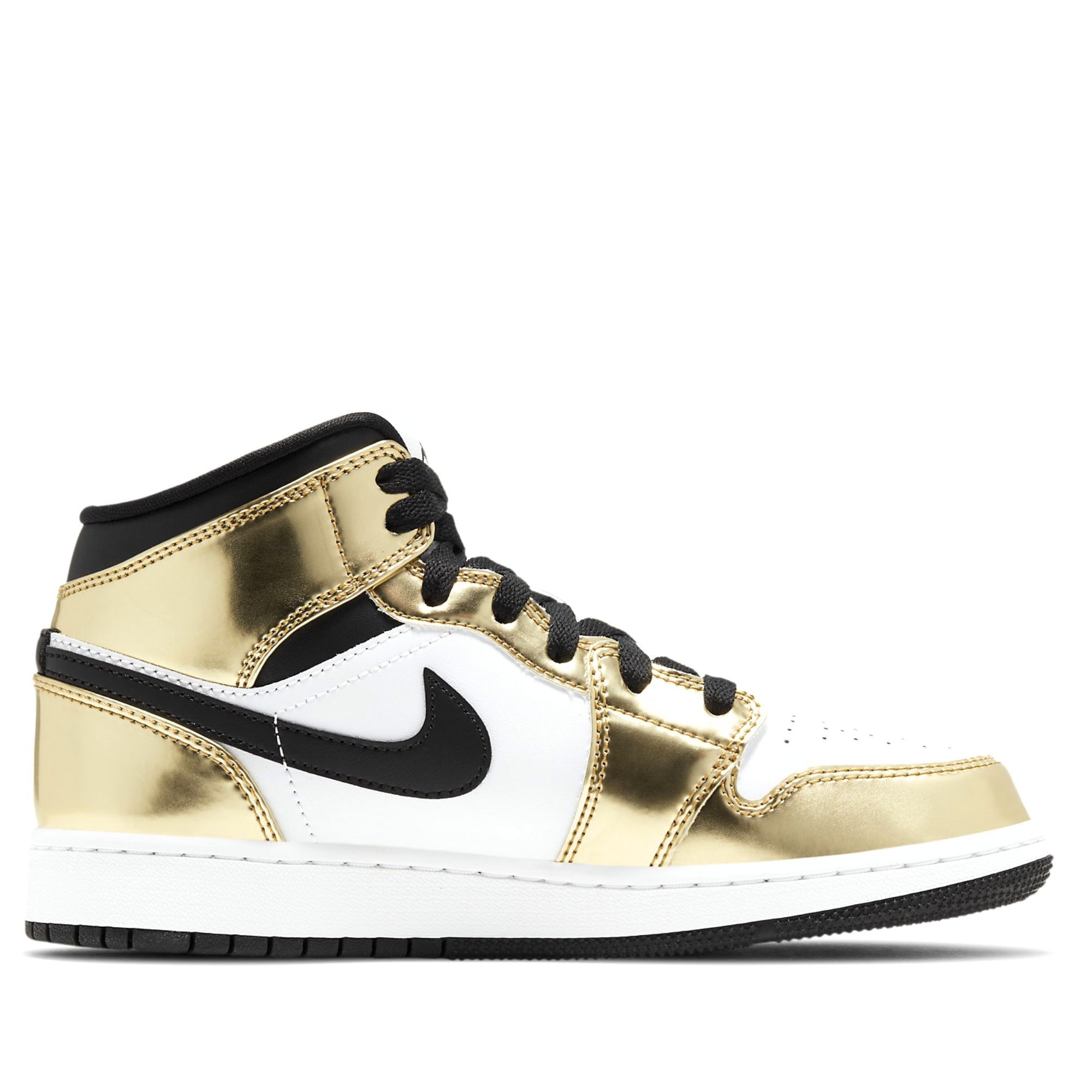  NIKE AIR JORDAN 1 MID METALLIC GOLD DC1420-700 