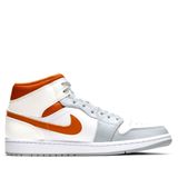  NIKE AIR JORDAN 1 MID STARFISH PURE PLATINUM CW7591-100 