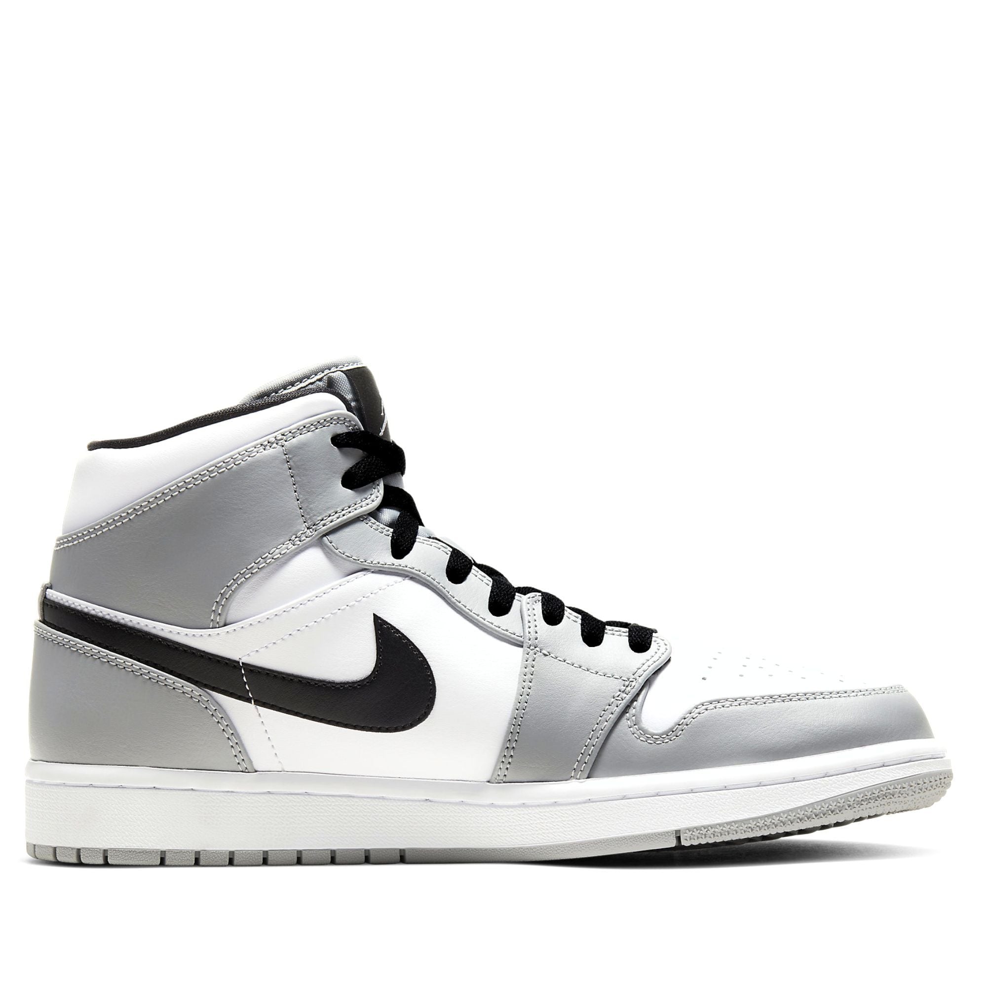  NIKE AIR JORDAN 1 MID LIGHT SMOKE GREY 554724-092 