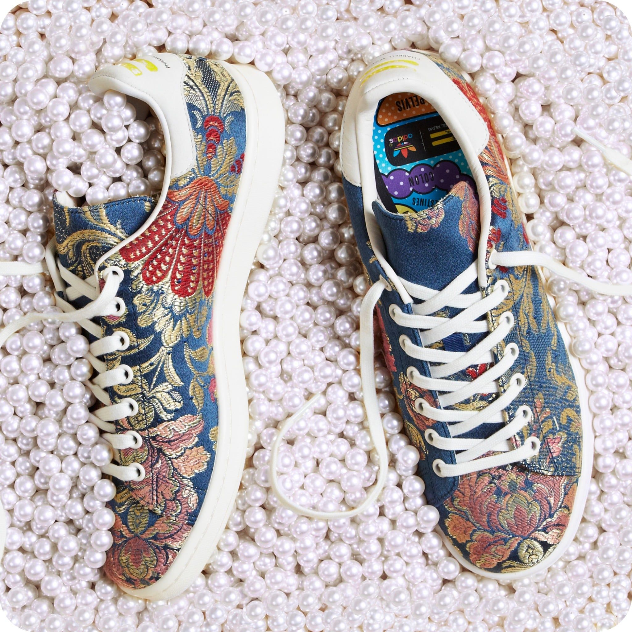  ADIDAS STAN SMITH PHARRELL JACQUARD WHITE B25384 