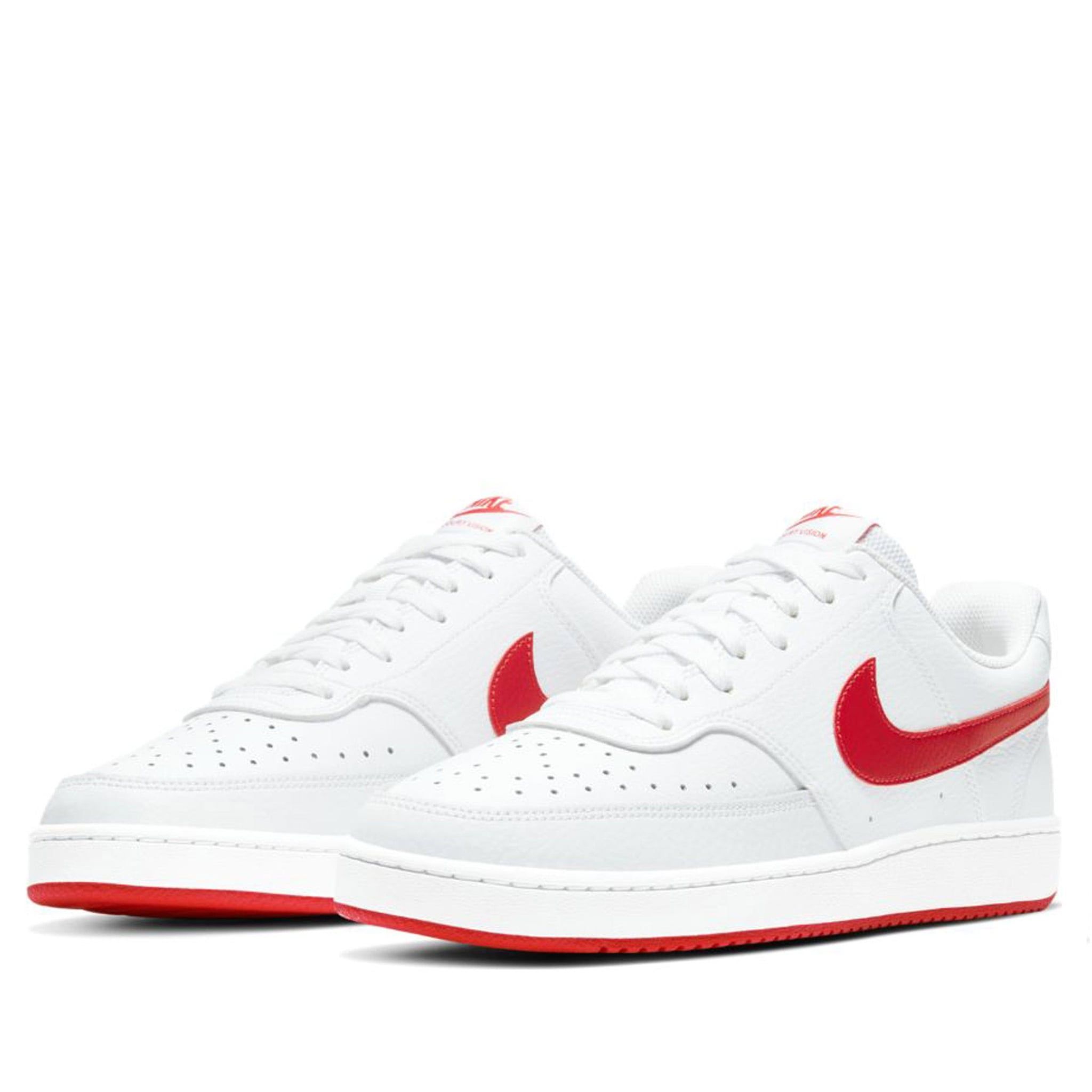  NIKE COURT VISION LOW WHITE UNIVERSITY RED CD5463-102 