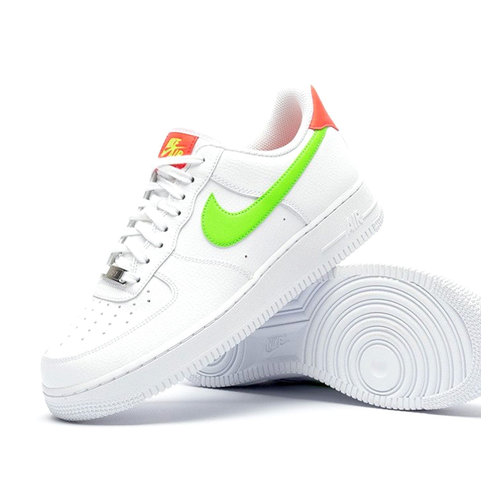  NIKE AIR FORCE 1 LOW LASER CRIMSON GREEN STRIKE CT4328-100 