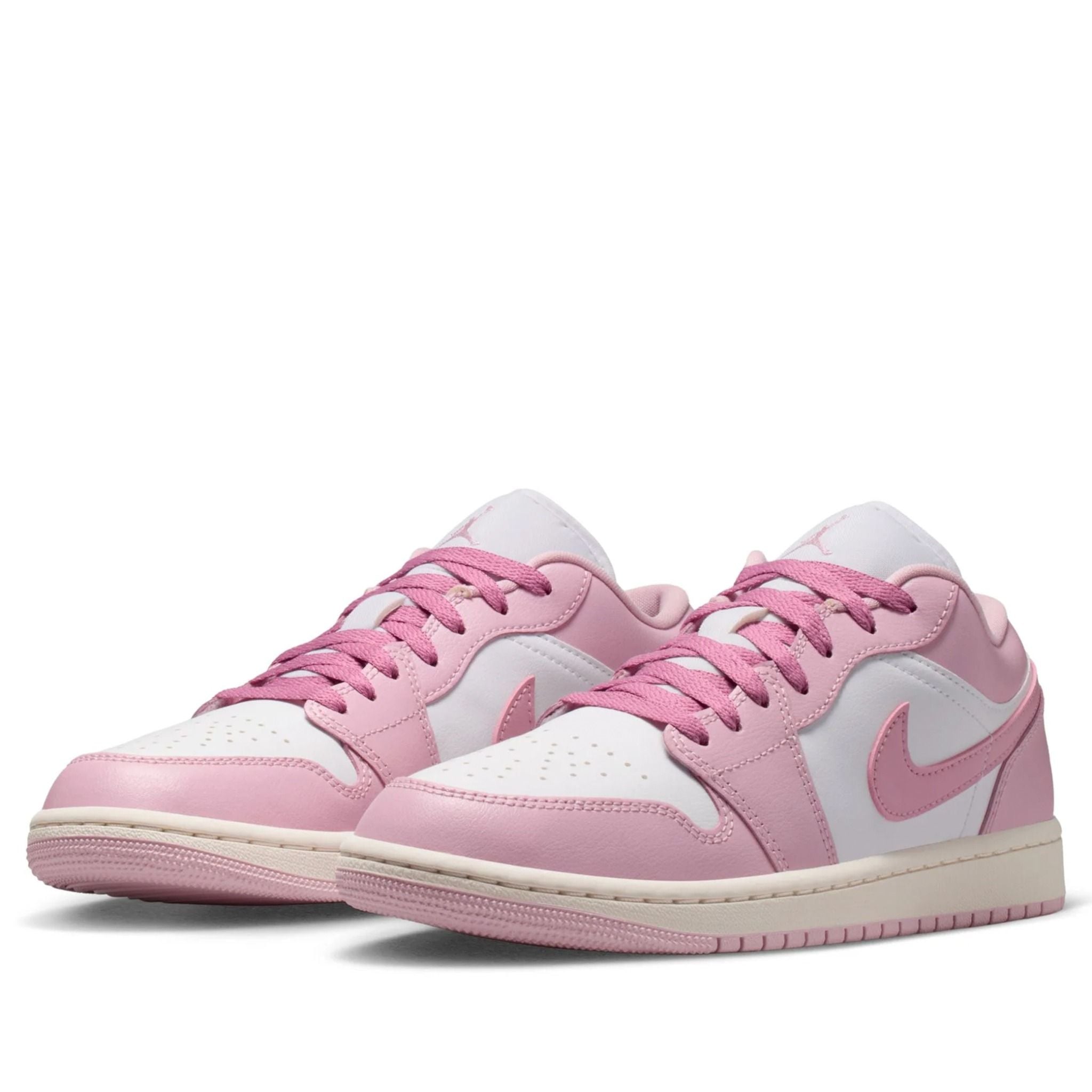  NIKE AIR JORDAN 1 LOW ICED CARMINE WHITE DC0774-607 