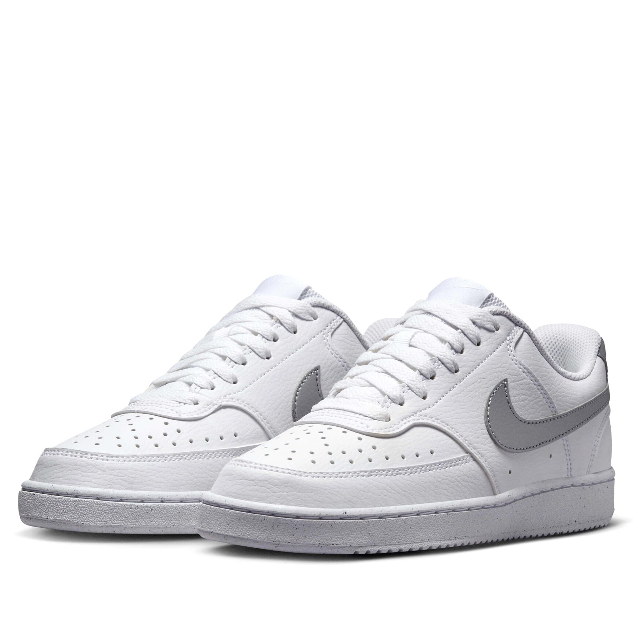  NIKE COURT VISION LOW NEXT NATURE WHITE METALLIC SILVER DH3158-108 