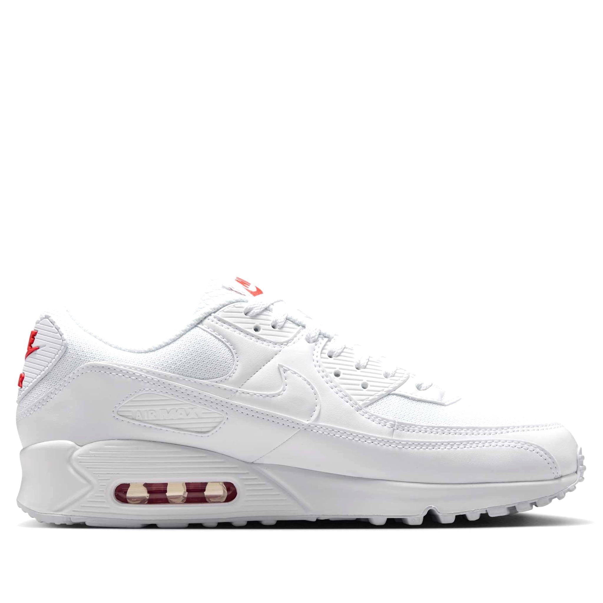  NIKE AIR MAX 90 WHITE LIGHT CRIMSON DM0029-118 