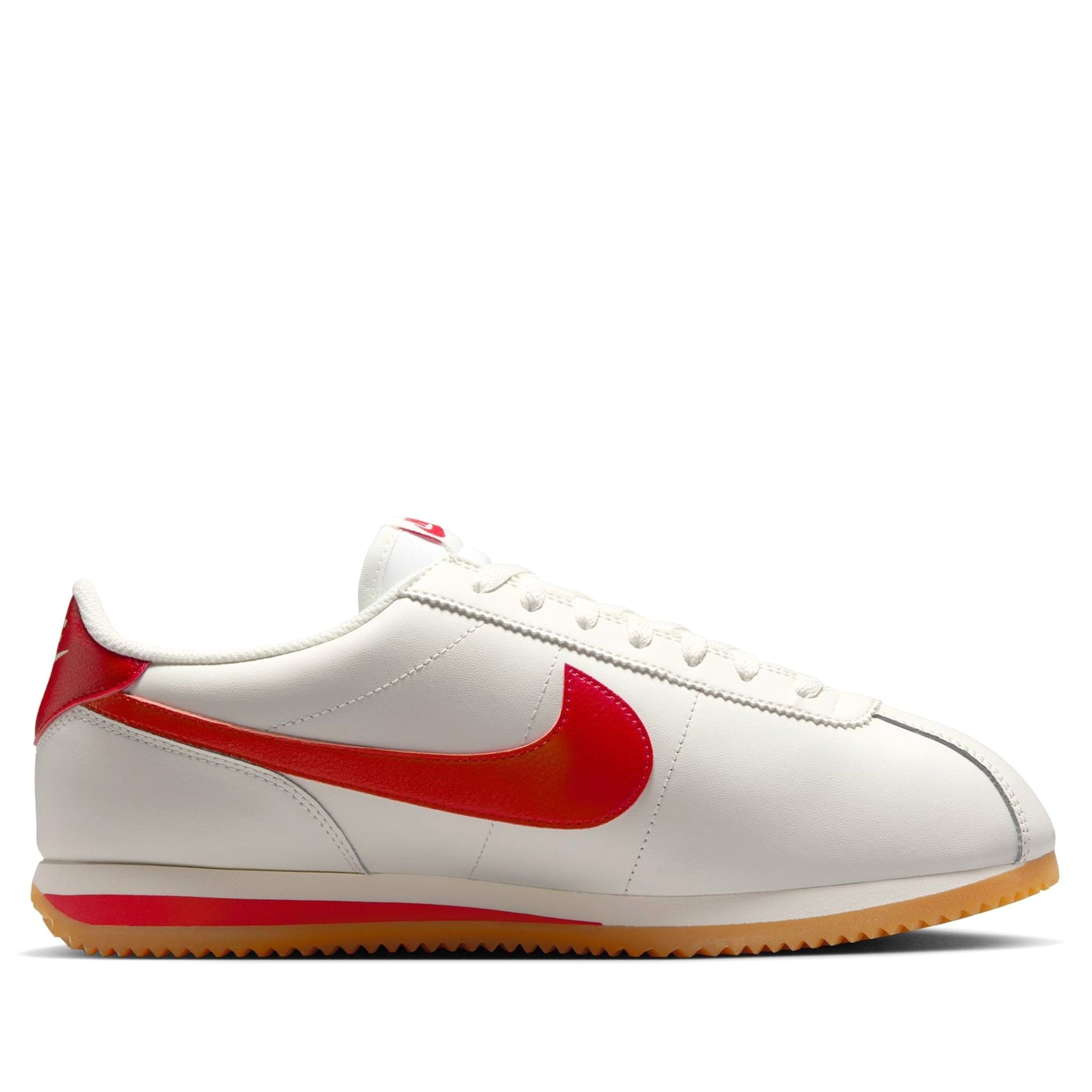  NIKE CORTEZ LEATHER SAIL GUM YELLOW UNIVERSITY RED DM4044-110 
